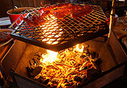 die Grillhütte - eine finnische Grill Kota - kann man mieten für gesellige Runden (Foto: Martin Schmitz)